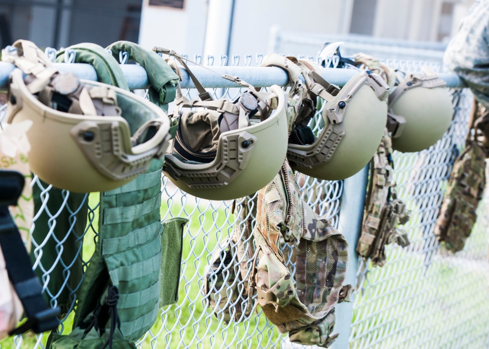 927th Security Forces Squadron training