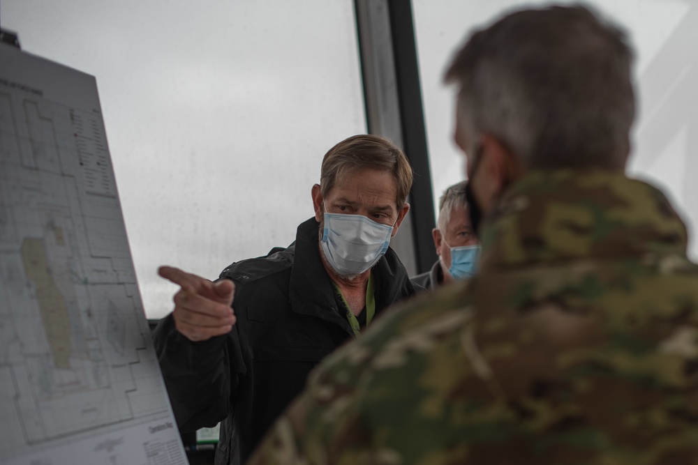 General Richard Clarke visits Cannon AFB, Melrose AFR