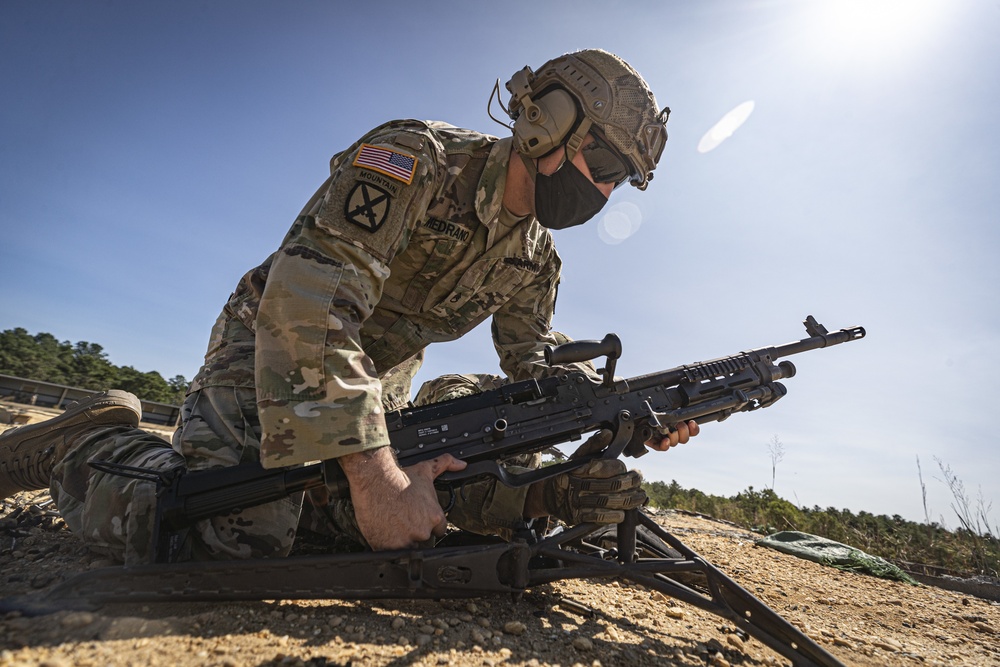 Infantry Advanced Leaders Course M240B training