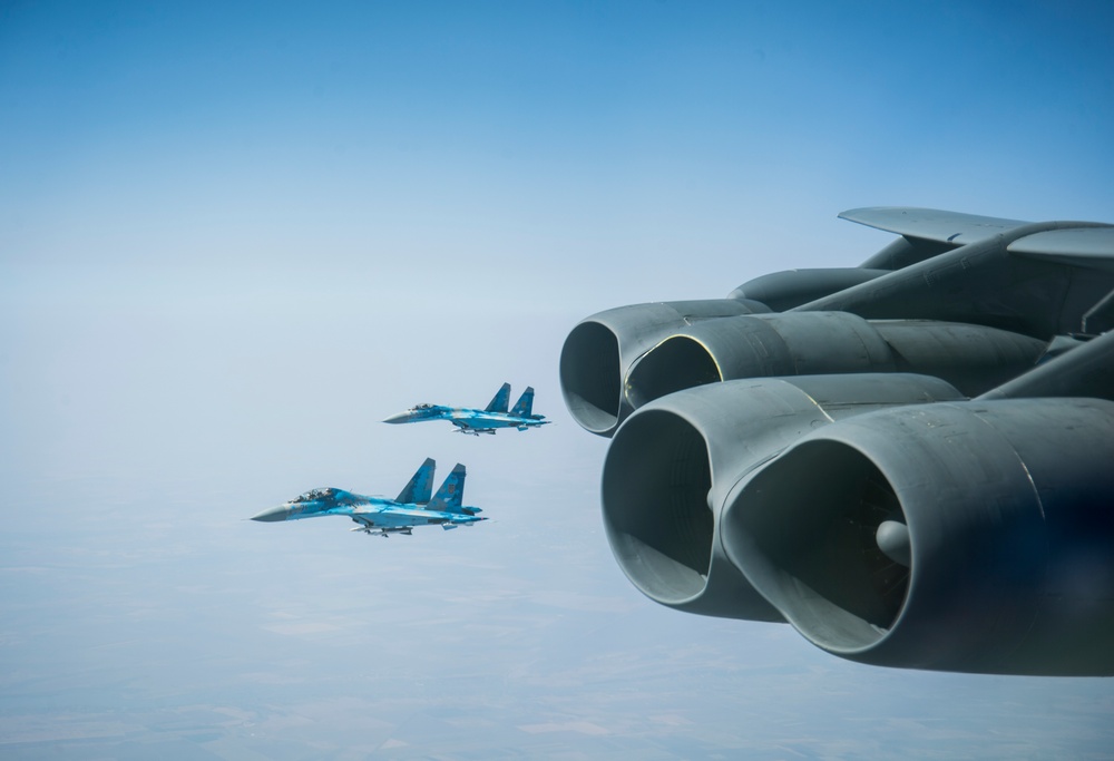 B-52H Stratofortress Integration with Polish, Ukraine and Hungarian fighters