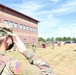 First women to pass the battalion colors in change of command ceremony in the Iowa Army National Guard