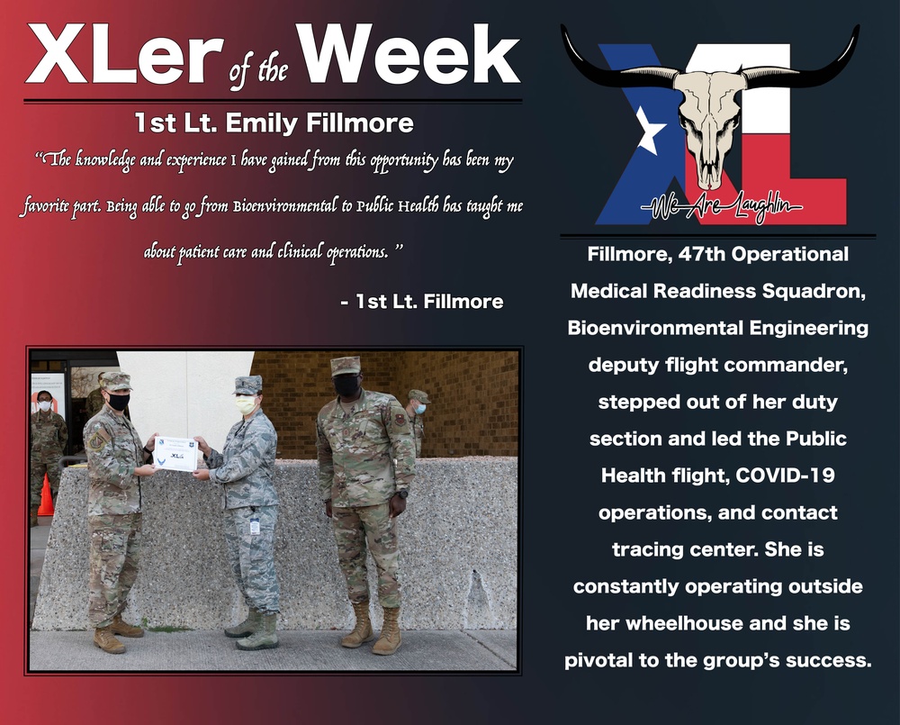 XLer of the week: 1st Lt. Emily Fillmore