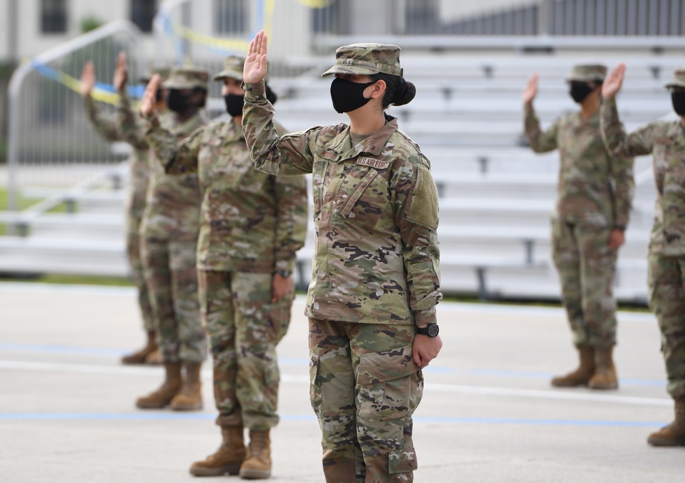 Keesler BMT graduation ceremony September 18, 2020