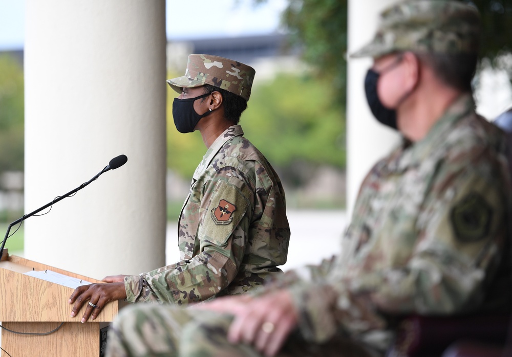 Keesler BMT graduation ceremony September 18, 2020