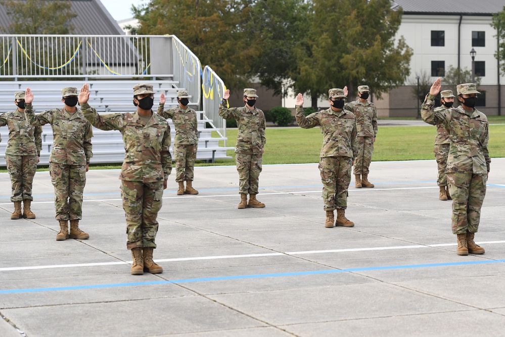 Keesler BMT graduation ceremony September 18, 2020