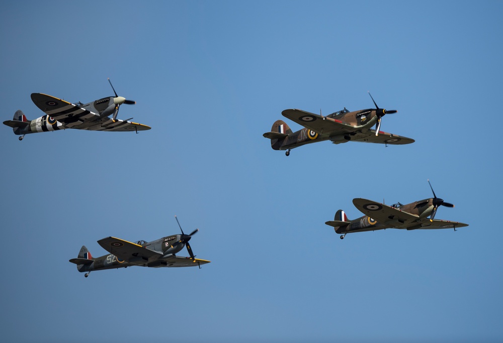 Fly-past marks 73 years of airpower and partnership