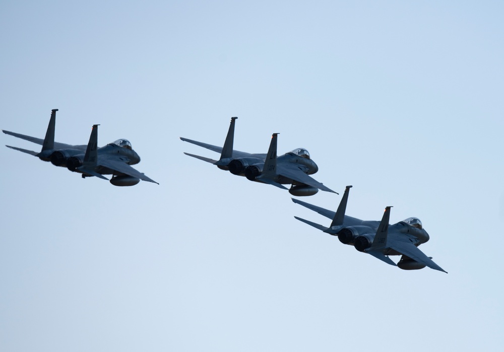 Fly-past marks 73 years of airpower and partnership