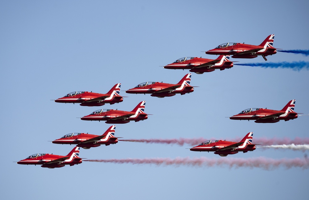 Fly-past marks 73 years of airpower and partnership