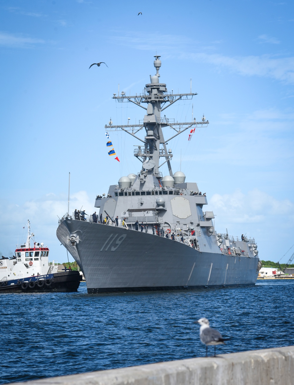 USS Delbert D. Black Arrives in Port Canaveral