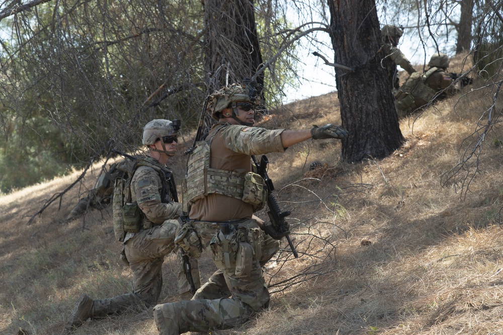 184th Infantry conducts squad live fire