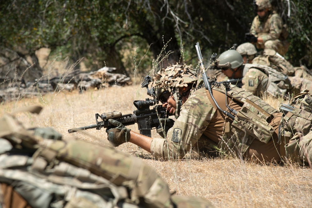 184th Infantry conducts squad live fire