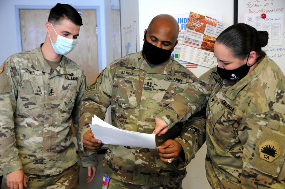 The Cal Guard’s Joint Operation Center—where the mission never ends