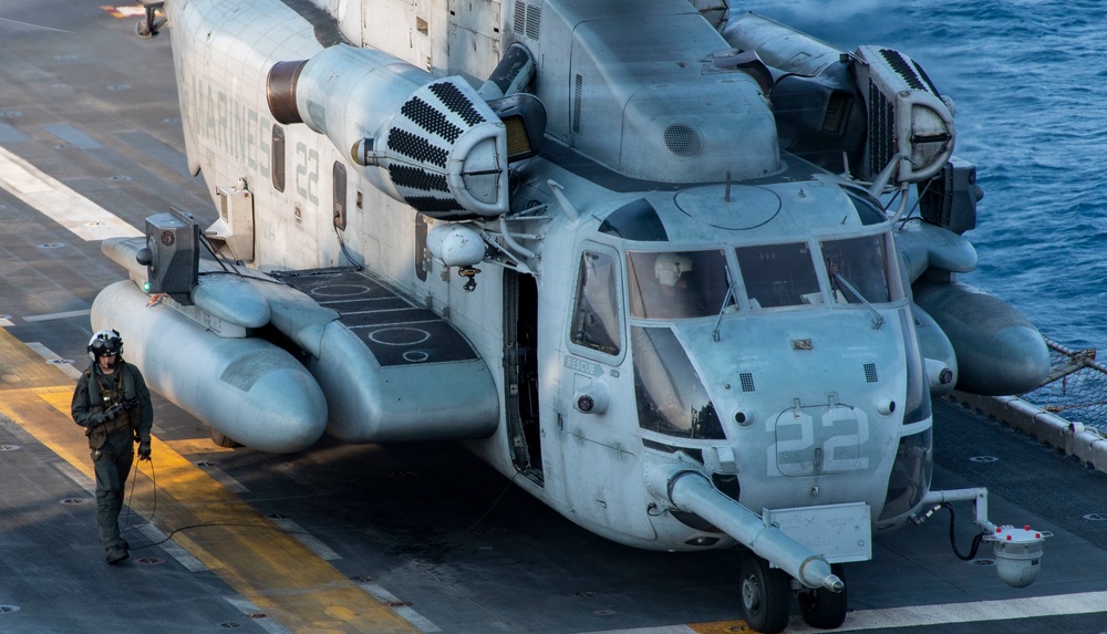 USS Wasp Operations at Sea