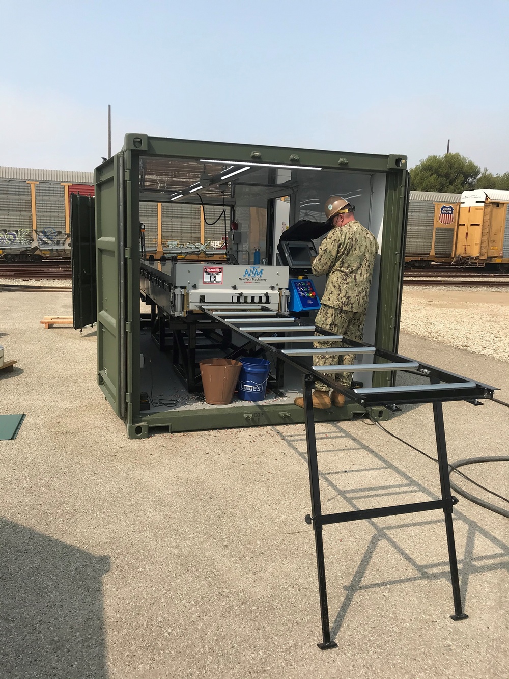 Naval Mobile Construction Battalion 5 trains on Cold-forming Steel