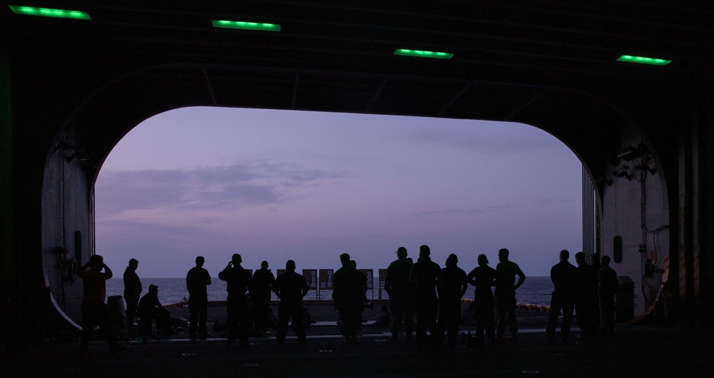 USS Wasp Operations at Sea