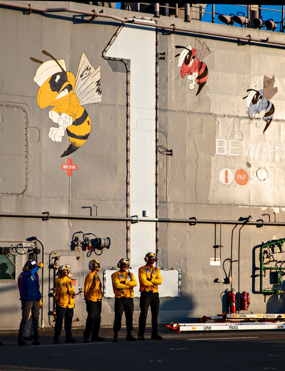 USS Wasp Operations at Sea