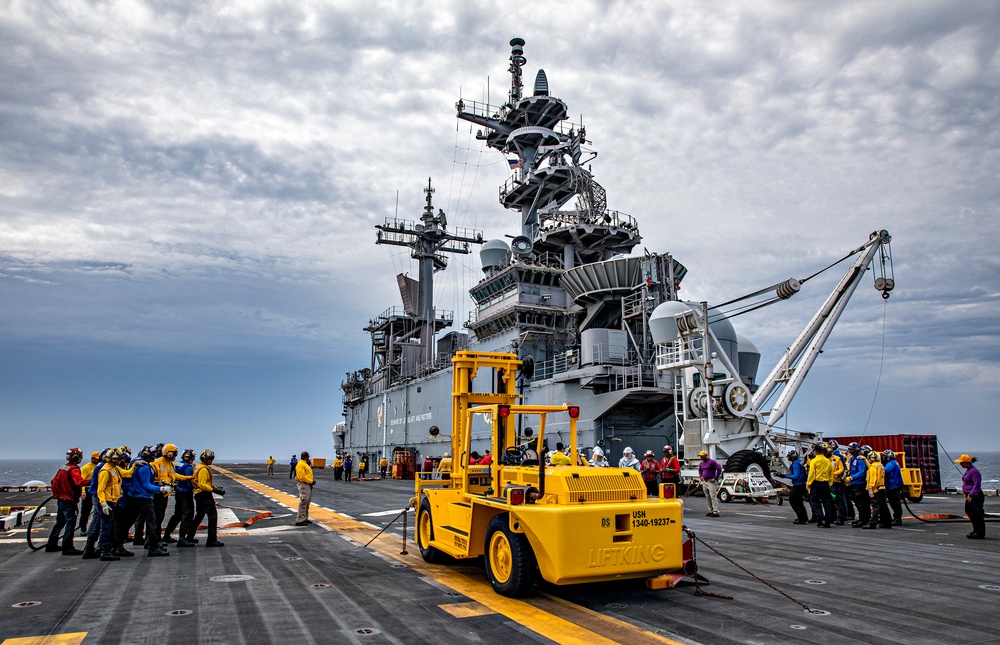 USS Wasp Operations at Sea