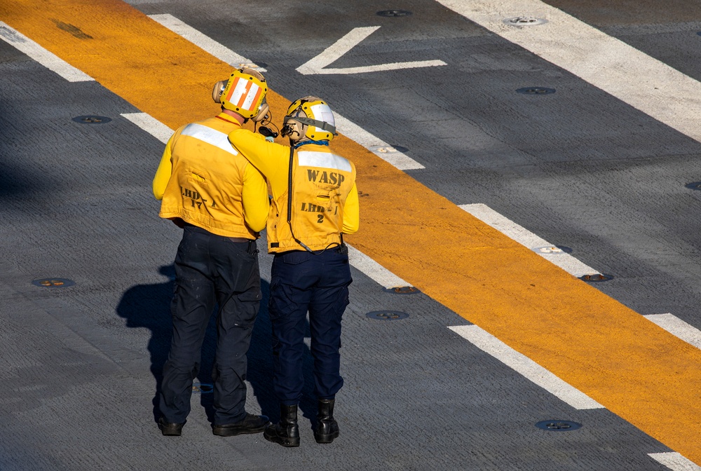 USS Wasp Operations at Sea