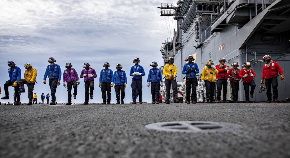 USS Wasp Operations at Sea