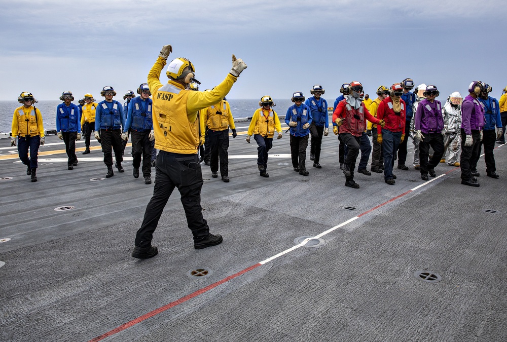 USS Wasp Operations at Sea