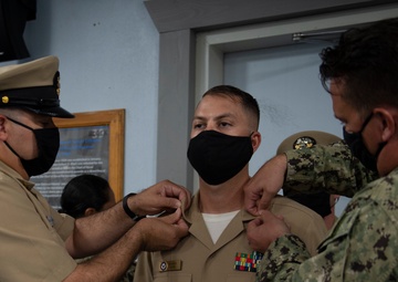Senior Chief Frocking Ceremonies at Camp Lemonnier