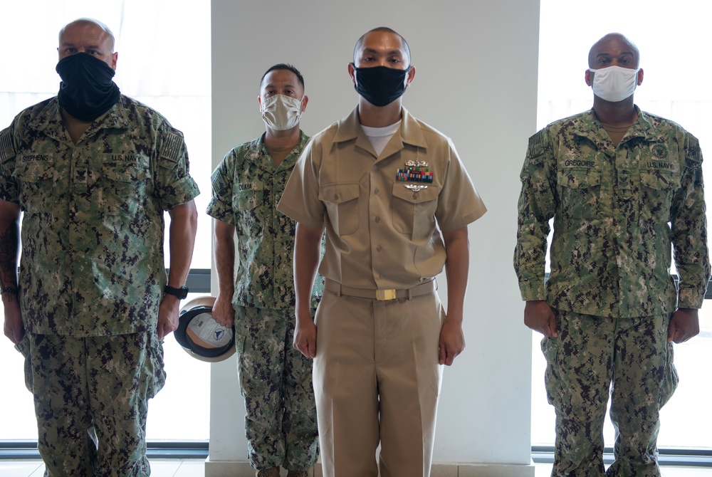 Senior Chiefs Frocked at Camp Lemonnier