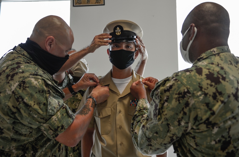 Senior Chief Frocking Ceremonies at Camp Lemonnier