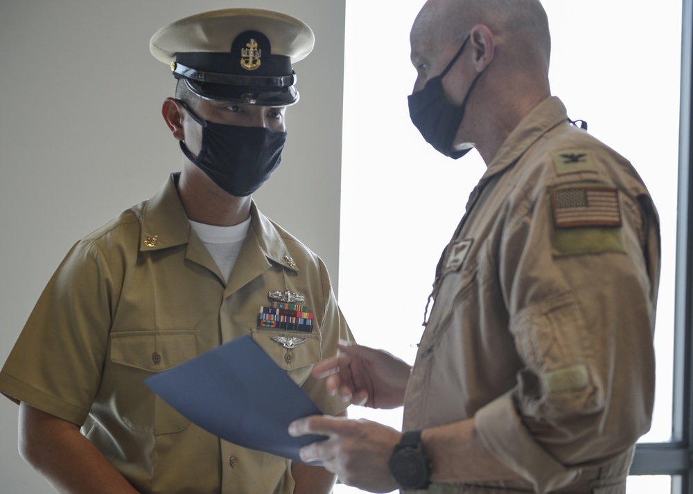 Senior Chief Frocking Ceremonies at Camp Lemonnier