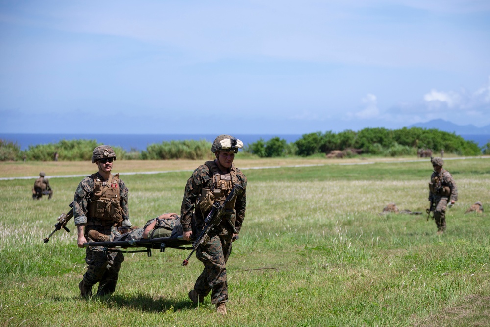 Echo Company, BLT 2/4, 31st MEU conducts Helo Raid