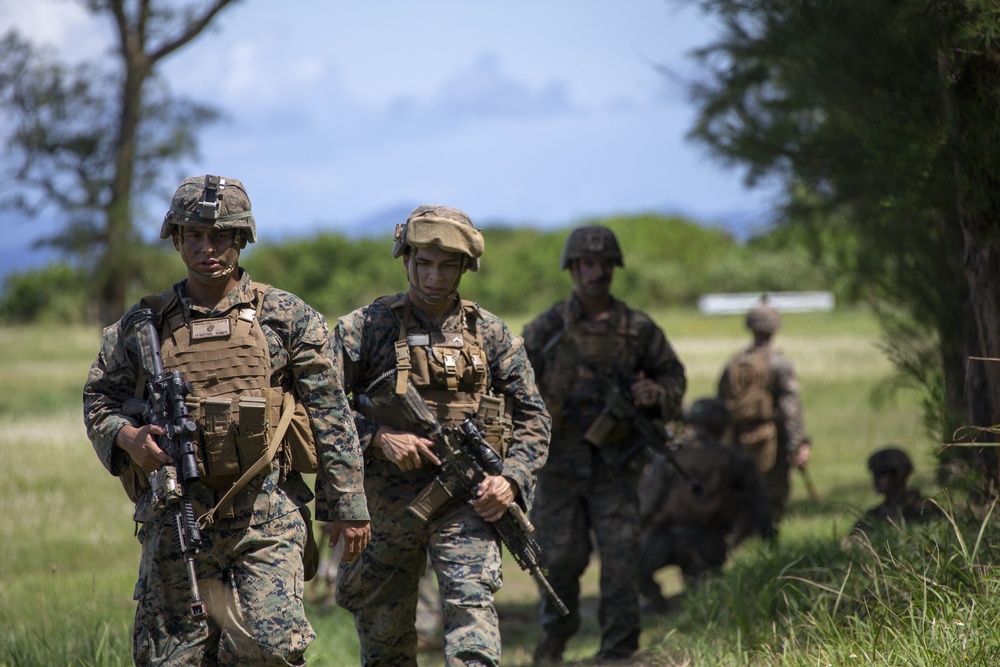 Echo Company, BLT 2/4, 31st MEU conducts Helo Raid