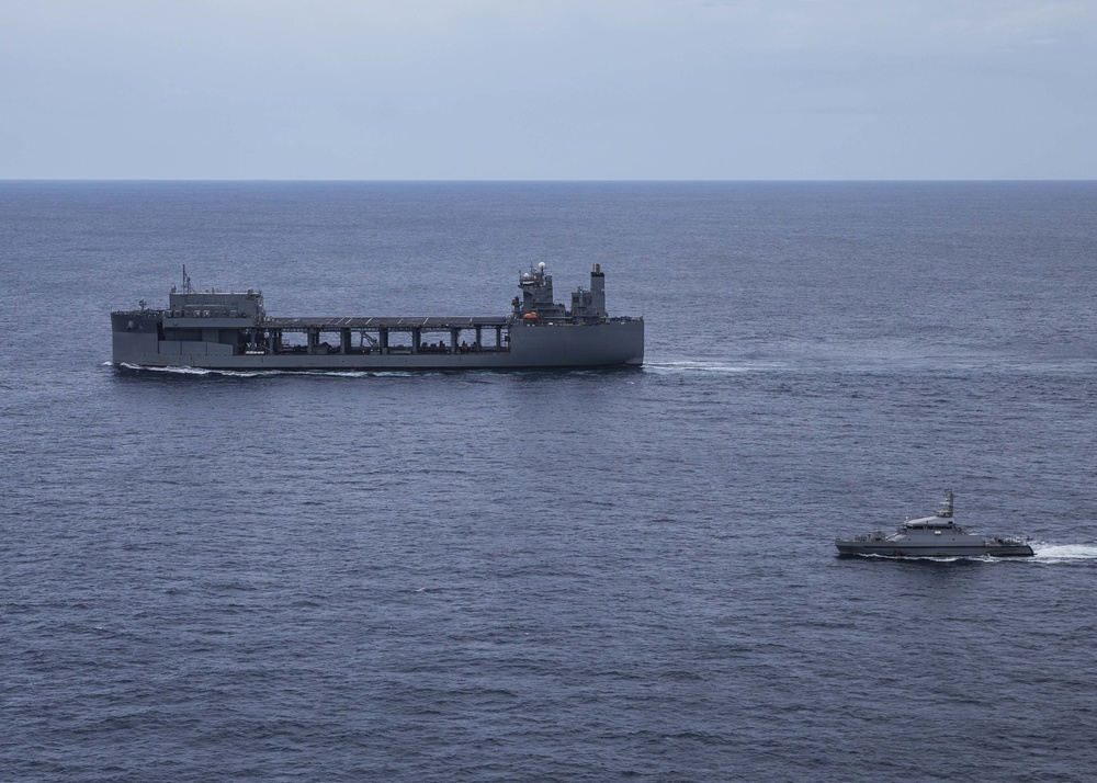 USS Hershel “Woody” Williams conducts PASSEX with Senegalese Navy