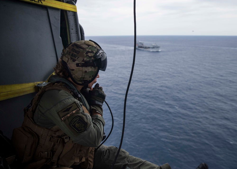 USS Hershel “Woody” Williams conducts PASSEX with Senegalese Navy