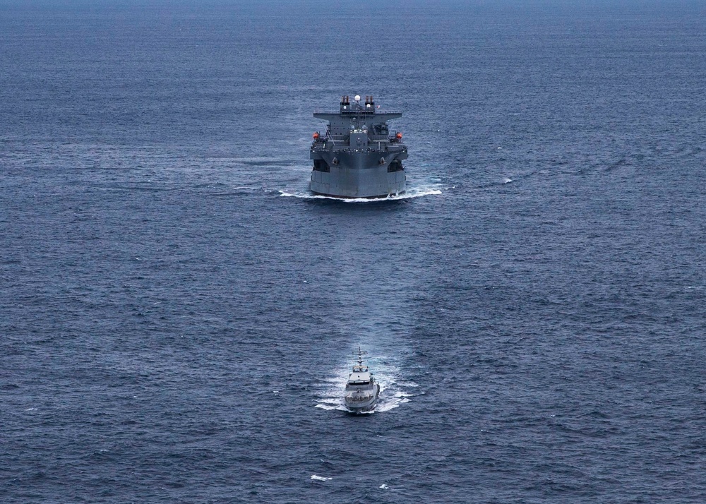 USS Hershel “Woody” Williams conducts PASSEX with Senegalese Navy