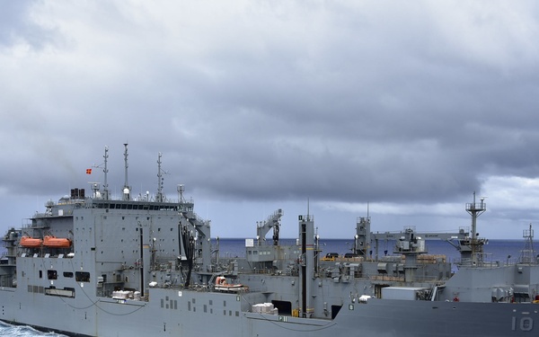 USNS Tippecanoe (T-AO 199)  Conducts RAS with USNS Charles Drew (T-AKE 10)