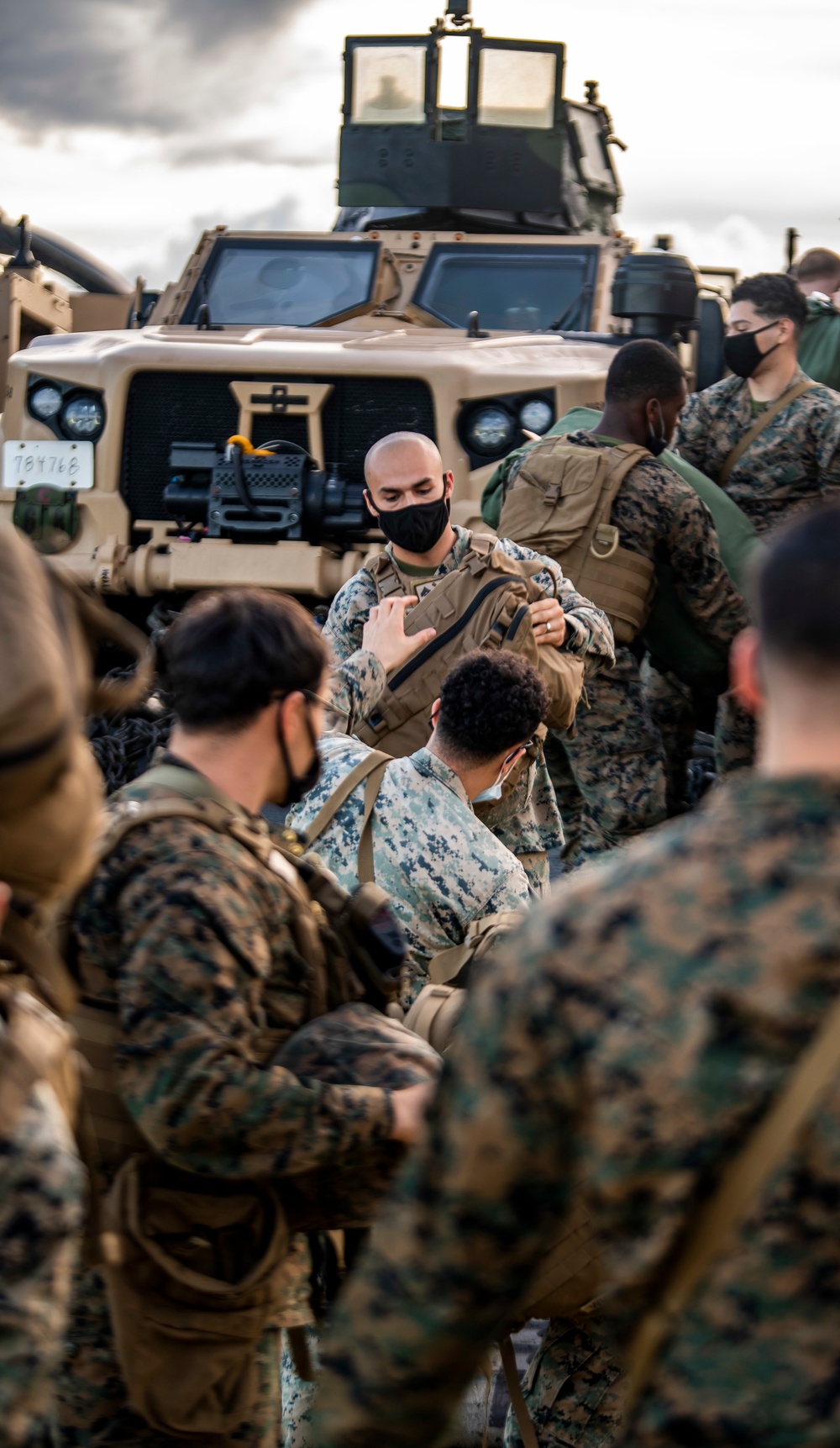 LCACs from NBU 7 Conduct Amphibious Operations on Blue Beach, Okinawa