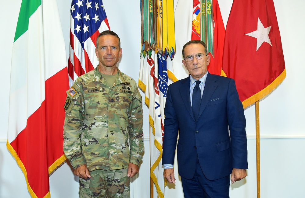 Messineo visits Caserma Ederle