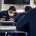Sailors Aboard USS Germantown (LSD 42) Take the 2nd Class Petty Officer Advancement Exam