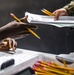 Sailors Aboard USS Germantown (LSD 42) Take the 2nd Class Petty Officer Advancement Exam