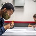 Sailors Aboard USS Germantown (LSD 42) Take the 2nd Class Petty Officer Advancement Exam