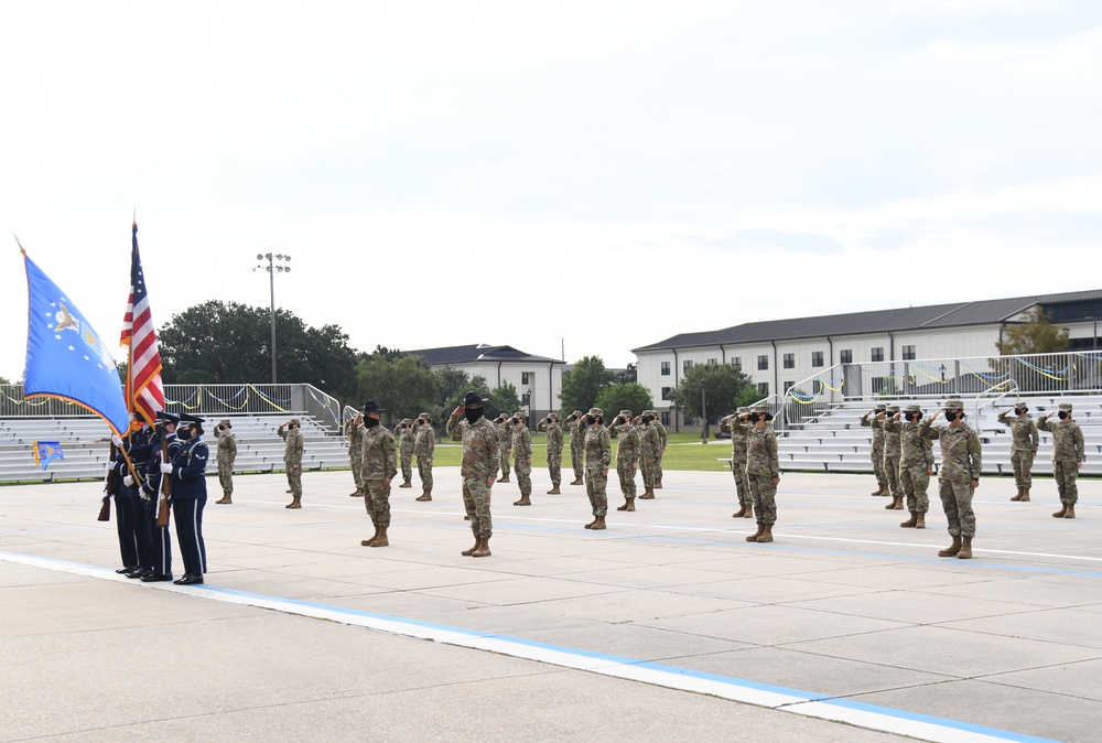 Keesler BMT graduation ceremony September 18, 2020