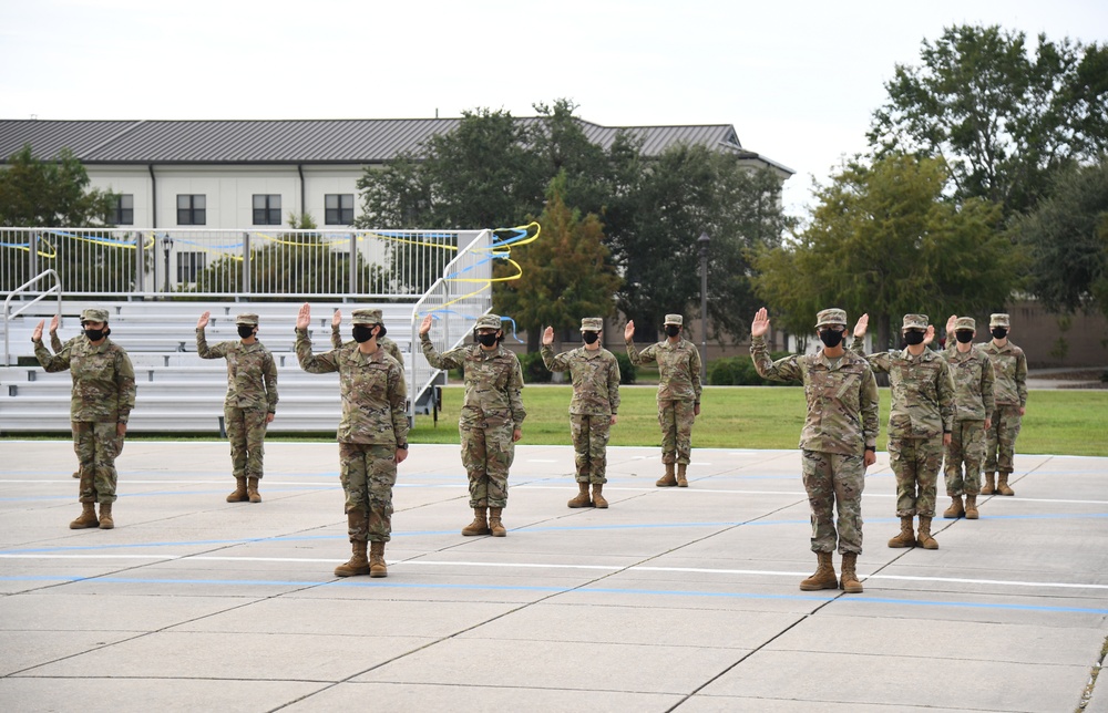 Keesler BMT graduation ceremony September 18, 2020