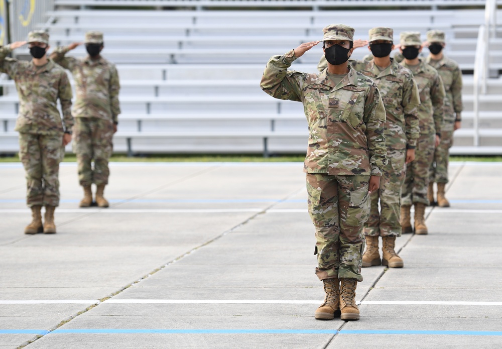 Keesler BMT graduation ceremony September 18, 2020