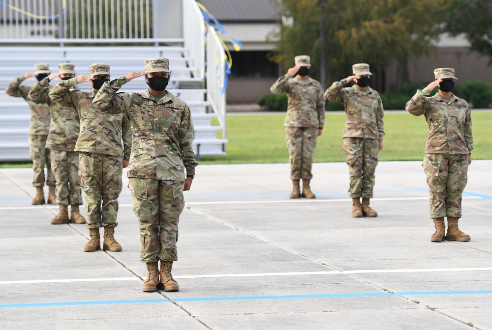 Keesler BMT graduation ceremony September 18, 2020