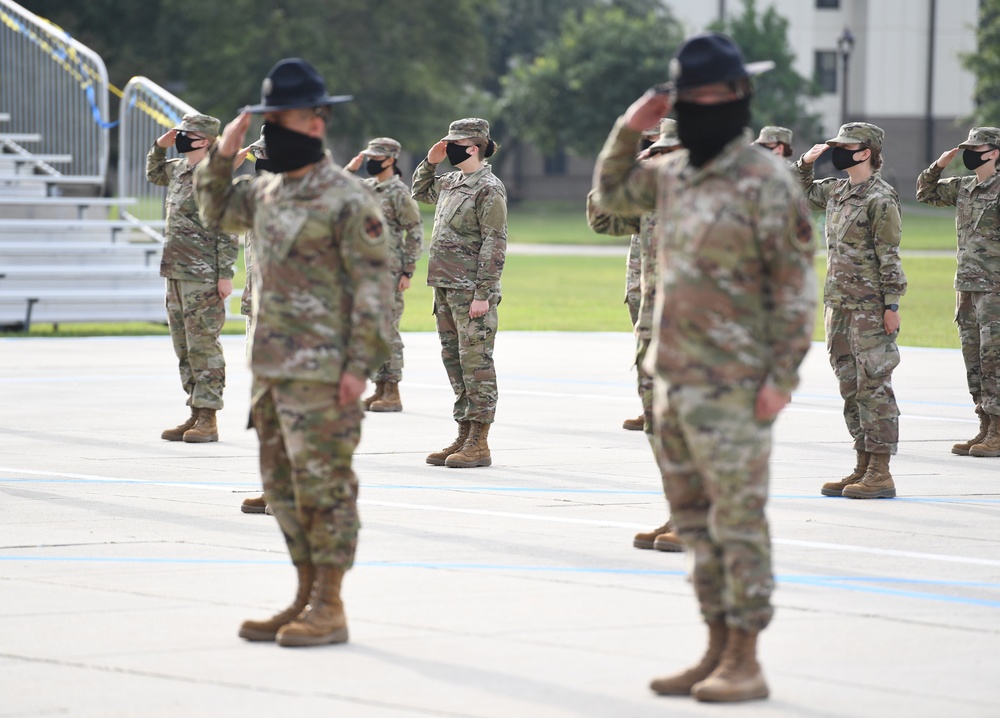 Keesler BMT graduation ceremony September 18, 2020