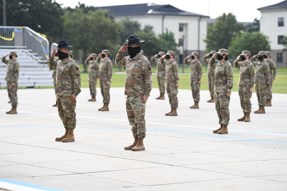 Keesler BMT graduation ceremony September 18, 2020