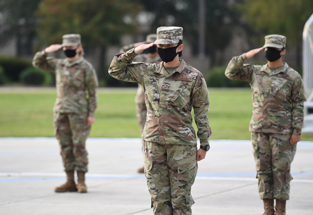 Keesler BMT graduation ceremony September 18, 2020