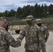 U.S. Army Europe Commanding General coins Soldiers during Combined Resolve XIV