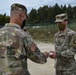 U.S. Army Europe Commanding General coins Soldiers during Combined Resolve XIV