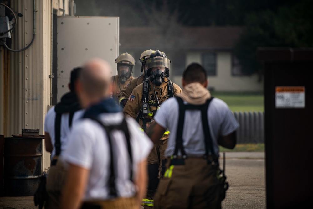 SJAFB Fire Dept. conducts live-fire training