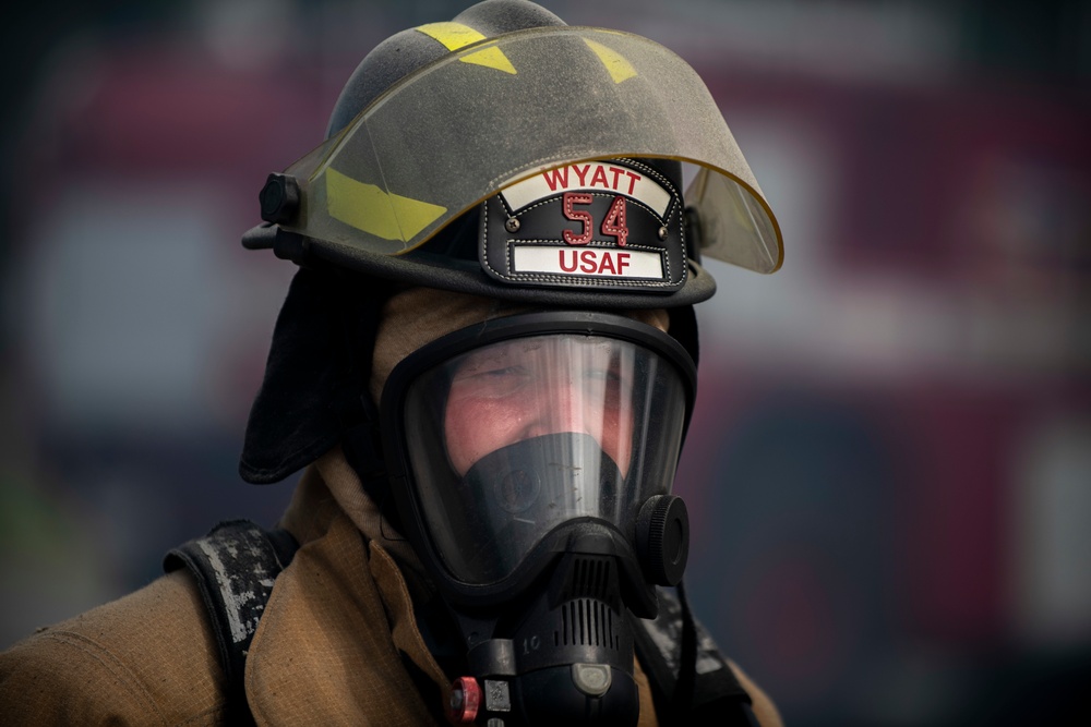 SJAFB Fire Dept. conducts live-fire training